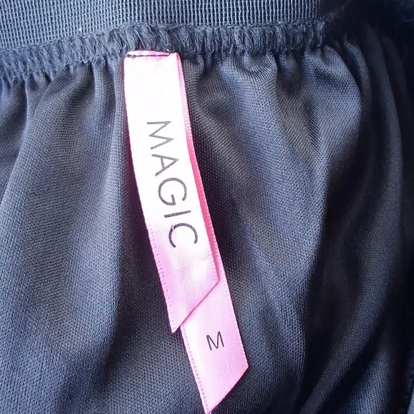 Floral Embroidered Black Skirt M - Picture 6 of 11